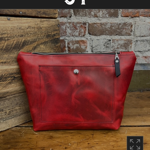 JILLS HOMESTEAD MAKEUP BAG BRAND NEW NEVER USED SMOKE COLOR - Picture 7 of 10